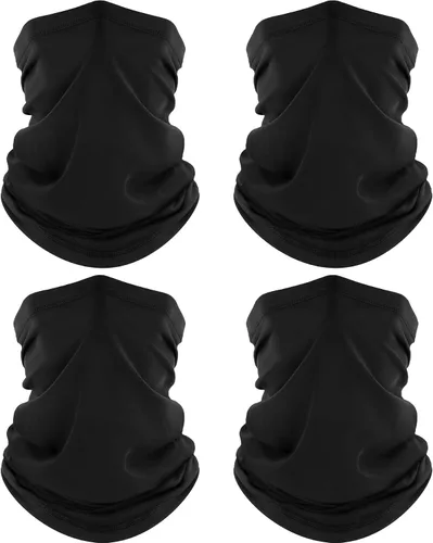 Miniatura 18 de ROXUN Paquete de 4 Polainas para Cuello, Bufanda con Protección UV, Máscara Facial Transpirable y Refrescante, Bandana para Senderismo