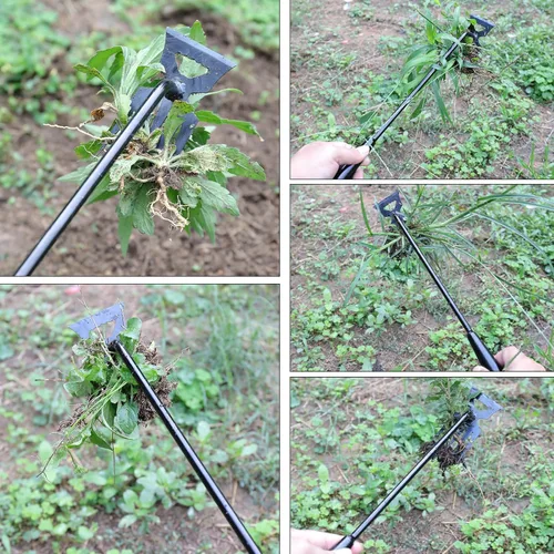 Miniatura 4 de Herramienta de eliminación de malezas, nuevas herramientas de deshierbe de jardín, herramienta de desmalezadora manual de acero al manganeso