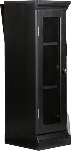 Miniatura 2 de SEI Furniture Claremont Chimenea de esquina eléctrica convertible que cambia de color, color negro