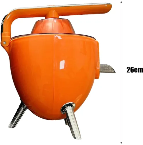 Miniatura 2 de Exprimidor eléctrico de cítricos, exprimidor eléctrico de cítricos, potente máquina de jugo de naranja de 300 W con asa, apto para lavavajillas