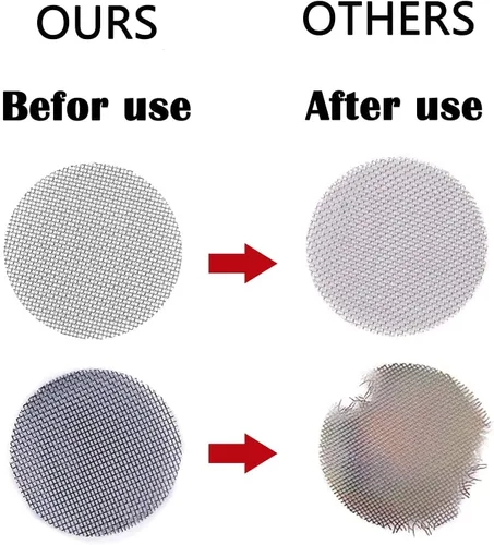 Miniatura 4 de 100 pantallas de tubería, filtros de tubo de 3/4 pulgadas, 50 pantallas de tubería de acero inoxidable de primera calidad y 50 filtros de latón