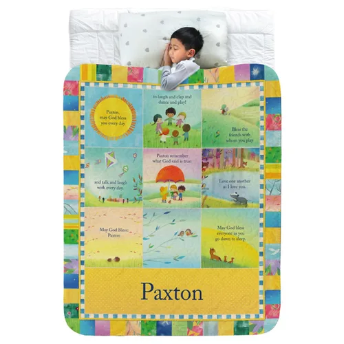 Miniatura 12 de I See Me! Manta personalizada, manta con nombre, regalo de bautizo, regalo de bautismo, manta acolchada personalizada para bebé, recién nacido