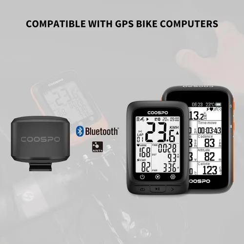 Miniatura 3 de COOSPO Speed/Cadence Sensor BK9 for Indoor/Outdoor Cycling, Bluetooth 5.0 ANT+ Wireless Cycling RPM Cadence Speed Sensor BK9S Velocidad