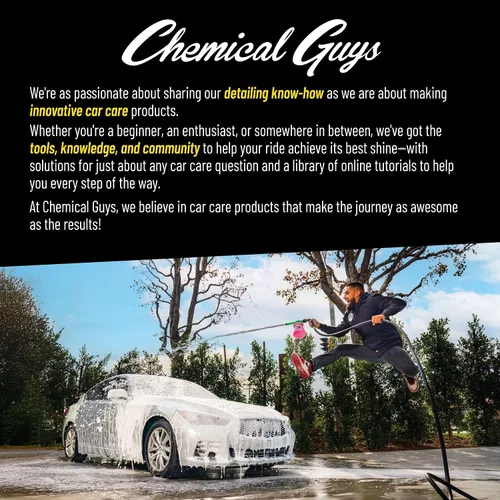 Miniatura 6 de Chemical Guys Ball Buster - Pulidora de velocidad de rueda y llanta, accesorio para taladro limpiador de ruedas para una limpieza segura y fácil