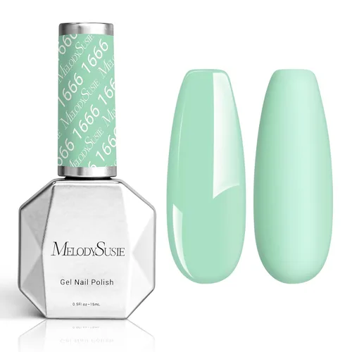 Miniatura 11 de MelodySusie Esmalte de uñas de gel grueso color rosa nude, 0.5 fl oz removible con remojo UV LED Funny Bunny esmalte de gel rosa, regalo de Navidad