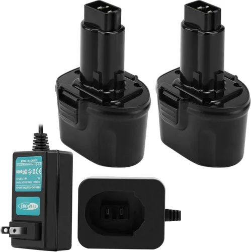CREABEST Paquete de 2 baterías Ni-MH de 7.2 V 3.5 Ah compatibles con Dewalt DW9057 DE9057 DE9085 DW920K DW920K2 DW925K DW925K2 DW968K Dewalt 7.2