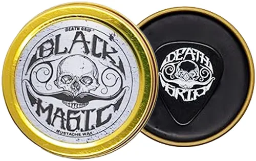 Miniatura 7 de THE VINTAGE GROOMING CO. Black Magic - Cera para bigote Muerte súbita Oculta el cabello gris en la barba o el bigote Lata fuerte de 1 onza