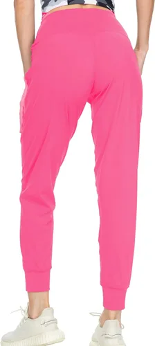 Miniatura 3 de Kcutteyg - Pantalones deportivos de cintura alta con bolsillos para mujer, pantalones deportivos suaves para descanso, correr y entrenamiento