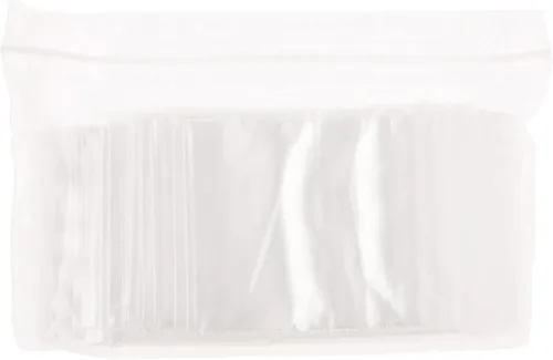 Miniatura 2 de Plymor 2.5" x 3" (paquete de 100), bolsas de plástico con cierre de 2 mil con cremallera