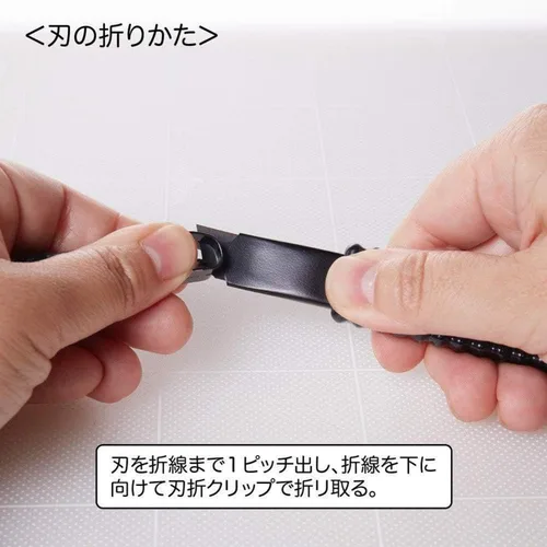Miniatura 4 de NT Cutter - Cuchillo multiusos de agarre de aluminio fundido a presión de serie Premium Evolution PMG con bloqueo automático, hoja negra extra