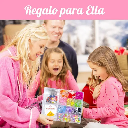 Miniatura 6 de Xmada 750 PIEZAS Cuentas acrílicas surtidas - Colores pastel, estrellas, mariposas para hacer pulseras, 12 colores de cuentas surtidas para joyería
