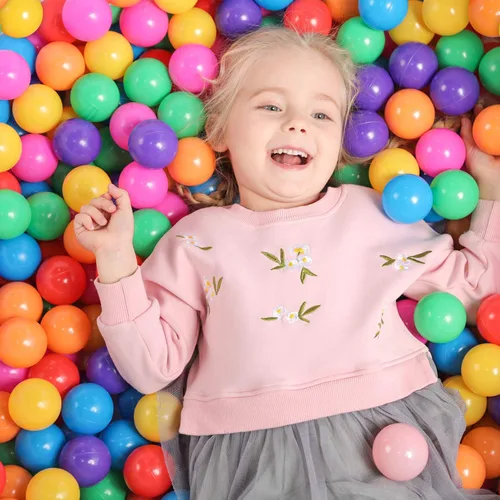 Miniatura 9 de TRENDBOX 100 piezas Bolas de Piscina de Bolas Macaron Bolas de Plástico para Piscina de Bolas Corralito de Juegos Bebés Niños Niñas Fiestas