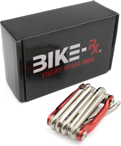 Miniatura 5 de Multiherramienta 10 en 1 para bicicleta, kit de reparación compacto de bicicleta con rompedor de cadena, juego de llaves Allen, destornilladores