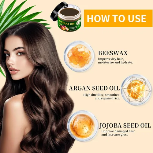 Miniatura 7 de Pasta de aceite de Batana para el tratamiento del crecimiento del cabello, Dr. Sebi prensado en frío crudo sin refinar 100% aceites de batana puros