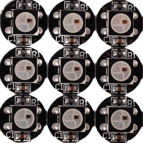 BTF-LIGHTING WS2812B - 100 píxeles LED RGB inteligentes direccionables individualmente para Arduino, módulo LED RGB de 1 LED, píxeles de color