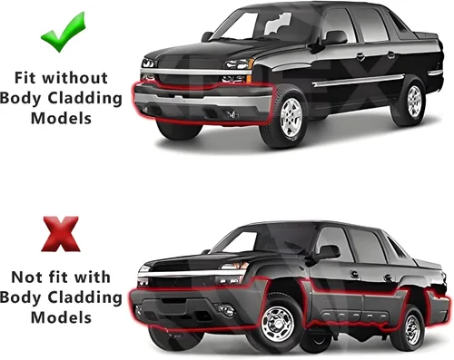 Miniatura 3 de Conjunto de faros delanteros y luces traseras compatible con 2003-2006 Chevy Silverado 1500 2500 3500, carcasa negra Silverado Classic 07, faro