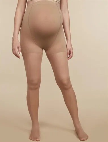 Miniatura 2 de Motherhood Maternity Medias de compresión transparentes para mujer, para embarazo, sobre el vientre