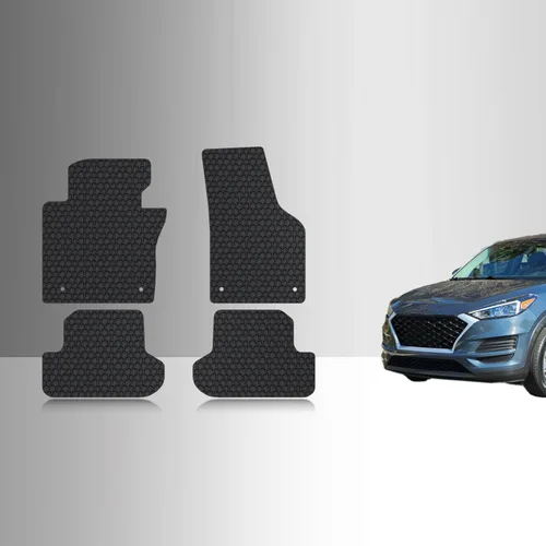 TOUGHPRO Juego de accesorios de alfombrillas (primera fila + 2da fila) para Volkswagen Beetle resistente todo tipo de clima (fabricado en Estados