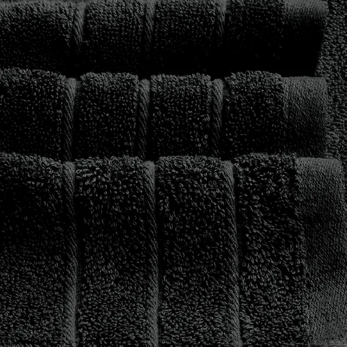 Miniatura 5 de Tens Towels - Paquete de 2 sábanas de baño extra grandes de 35 x 70 pulgadas, 100% algodón, más grandes y más ligeras, secan más rápido, súper Negro