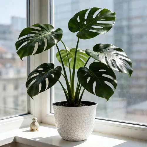 Miniatura 8 de Worth Juego de 6 macetas redondas de plástico para jardín de 8 pulgadas para plantas de interior, macetas de resina para exteriores, coloridas