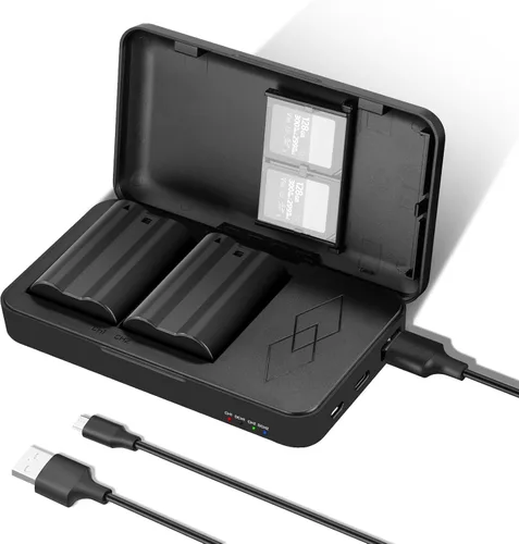 Miniatura 10 de NEEWER Juego de batería y cargador de repuesto para LP-E6 LP-E6N, compatible con Canon 5D Mark II III 5D Mark IV 6D Mark II 7D Mark II 70D 80D 90D