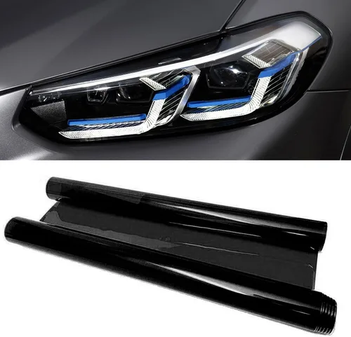 Película de Tinte para Luz Trasera, Faro Delantero, Luz Antiniebla, 12×48 Pulgadas Vinilo Autoadhesivo Cinta para Luz Trasera de Coche, Película de