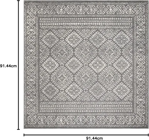 Miniatura 240 de Safavieh - Alfombra decorativa de la colección Tulum, modelo TUL264F, estilo marroquí, bohemio y desgastado, no suelta pelusa, para sala, vestíbulo
