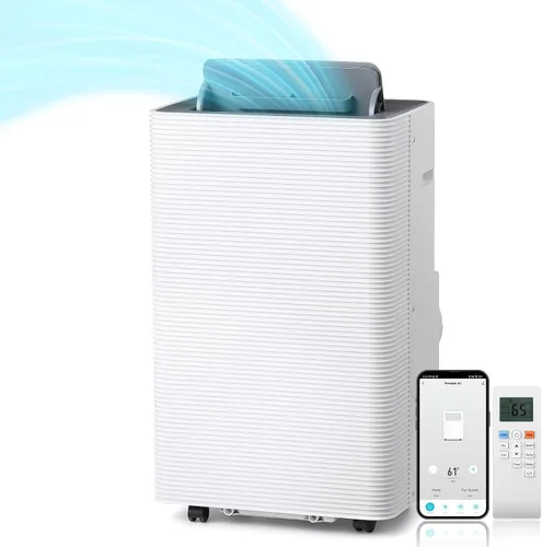 Miniatura 10 de TURBRO Finnmark - Aire acondicionado portátil de 8,000 BTU, deshumidificador y ventilador, unidad de aire acondicionado 3 en 1 para habitaciones