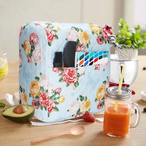 Miniatura 8 de Funda para batidora de cocina Kitchen Aid compatible con batidoras de 6 a 8 cuartos de galón Kitchen Aid/Hamilton de pie/cabeza inclinable
