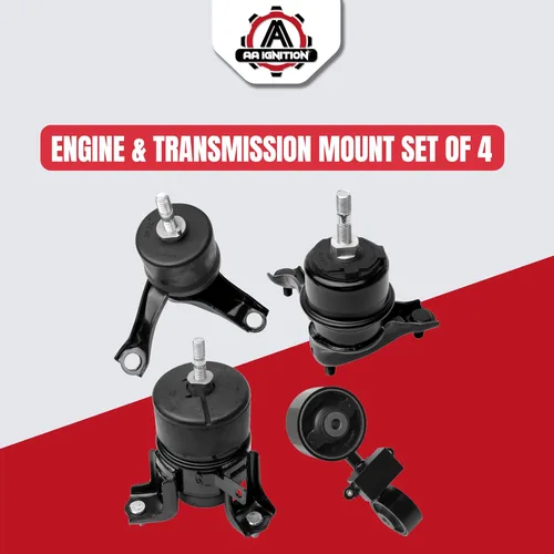 Miniatura 6 de Juego de repuesto de 4 soportes de motor y transmisión por AA Ignition - Compatible con Toyota 2.4L - Camry 2007-2011 - Reemplaza las piezas 4211
