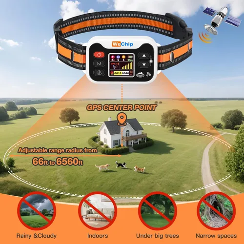 Miniatura 2 de Collar para perro con GPS con 3 modos de corrección, sistema inalámbrico de valla para perro con apertura al aire libre IPX7 impermeable