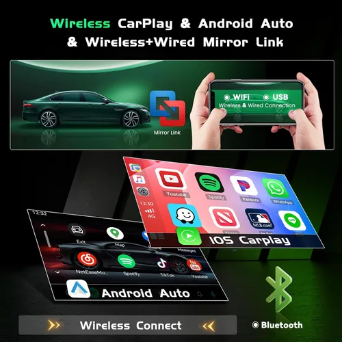 Miniatura 3 de Radio de coche Android 15 de 4+64 GB para 2014 2015 2016 Chevrolet Chevy Trax inalámbrico Carplay Android Auto, pantalla táctil en celda estéreo