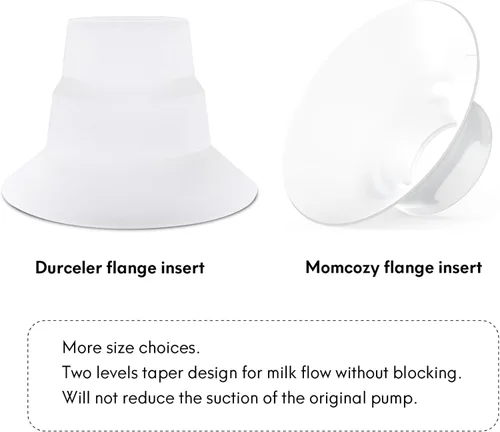 Miniatura 5 de Inserto de brida de 0.866 in compatible con Momcozy M5, solo apto para uso con el extractor de leche portátil Momcozy M5, no accesorios originales