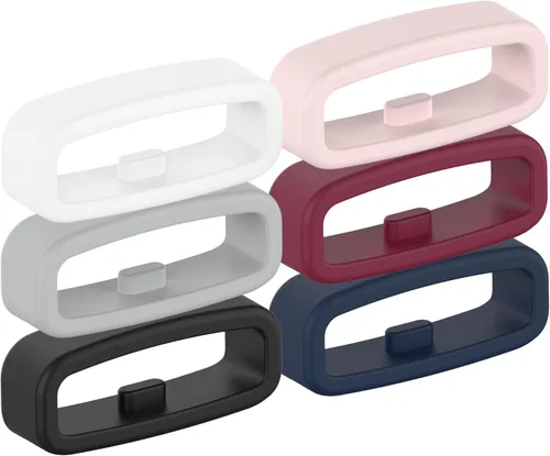 Miniatura 7 de Anillos de cierre de repuesto de 0.786 pulgadas compatibles con Garmin Fenix 5 6 7 8 1.850 in, conector de silicona de seguridad para reloj