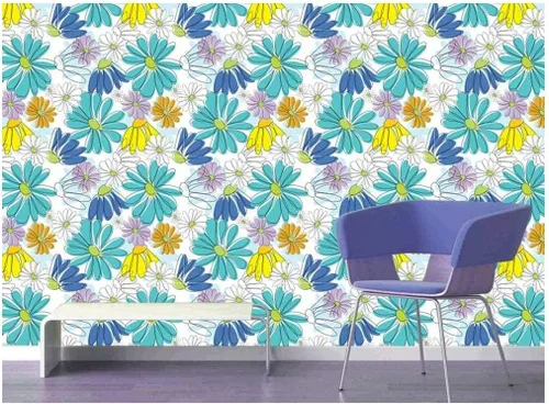 Miniatura 80 de 45 diseños de papel/mural para pared largo estampado