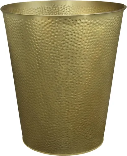 Miniatura 9 de Bote de basura de acero inoxidable de lujo; capacidad: 202 oz Bronce