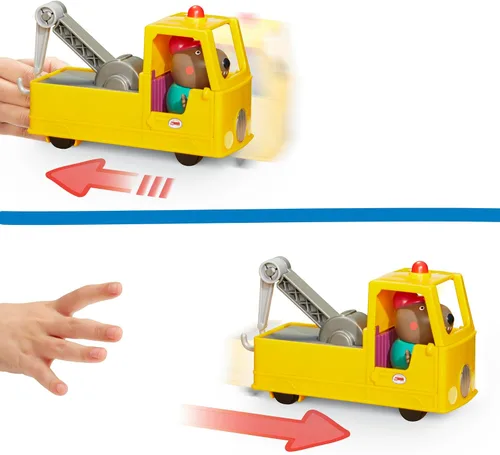 Miniatura 3 de Peppa Pig Juego de vehículos de construcción y figuras de camión de remolque del abuelo, juguetes preescolares para niños y niñas de 3 años