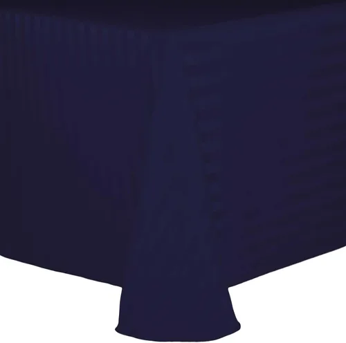 Miniatura 39 de Ultimate Textile Mantel ovalado de rayas satinadas (70.0 x 104.2 in), color gris plateado
