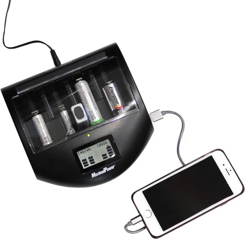 Miniatura 11 de Cargador de batería inteligente universal para pilas AA AAA C D 9V Li-on Ni-MH Ni-Cd recargables para el hogar, más dos puertos USB para teléfonos