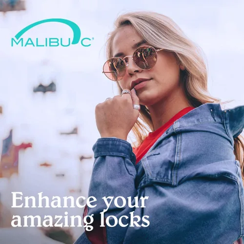 Miniatura 9 de Malibu C Miracle Repair - Reconstructor de cabello, realzador rubio (1 paquete) - Tratamiento nutritivo de reparación del cabello para hebras rubias