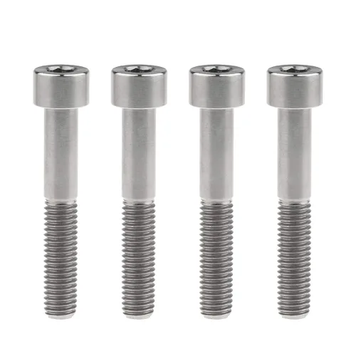 Miniatura 36 de Tornillos de titanio Ti M8 x15 20 25 30 35 40 45 50 60 2.756 in 0.049 in de paso hexagonal Allen Tornillos de cabeza hueca paquete de 4