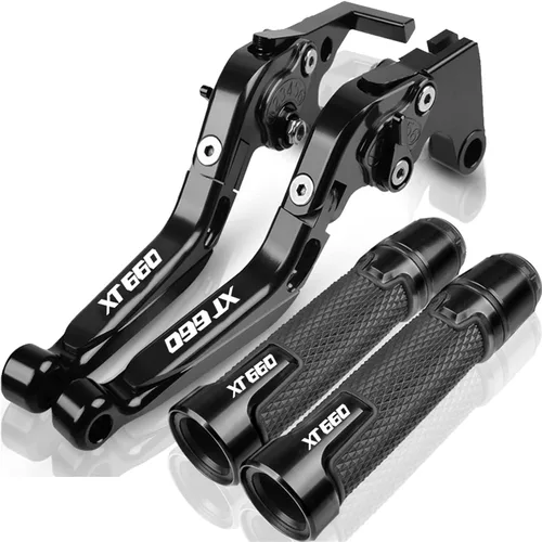 Miniatura 13 de Para Yamaha XT660 XT660X XT660R XT660Z 2004-2020 Palancas de embrague de freno extensibles plegables para motocicleta, embrague de freno ajustables