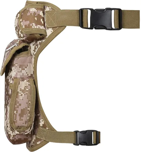 Miniatura 9 de SEALINF Riñonera de lona Riñonera Racing Drop Leg Bag Motocicleta Bolsa al aire libre