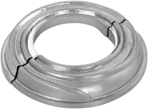 Miniatura 78 de Renovators Supply Manufacturing Placa de escudo de 3,13 pulgadas OD Escutcheon 1/2 en IPS Acabado de cobre antiguo Brida de radiador de aluminio