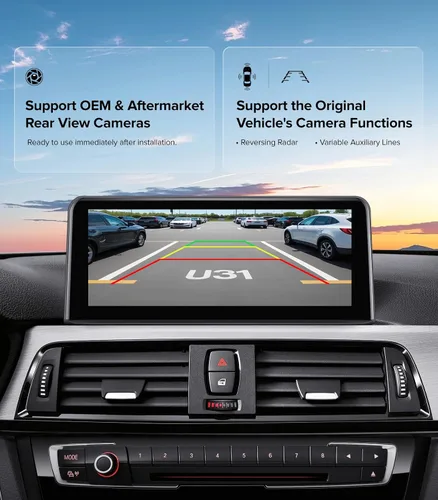Miniatura 9 de Pantalla Linux de 10.25 pulgadas para BMW Serie 3 y 4 F30-F36 (2013-2016) BMW M3/M4 F80 F82 (2014-2019) con sistema NBT soporte inalámbrico Carplay