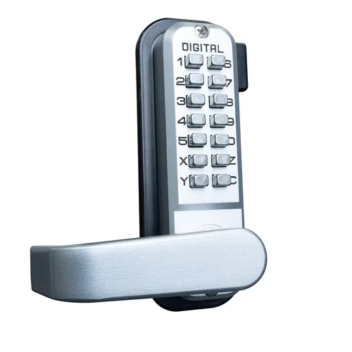 Miniatura 3 de Lockey USA Sumo GL2 DC cromo satinado grado marino mecánico doble combinación montaje en superficie cerradura de puerta, número de modelo: GL2SCMGDC
