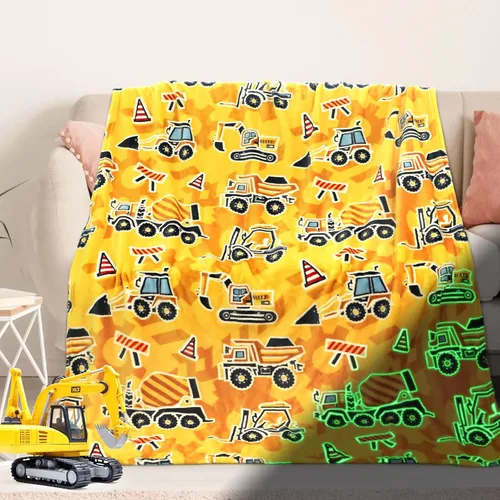 Miniatura 12 de Manta Preppy que Brilla en la Oscuridad, Manta Rosa con Estrellas para Niñas, Mantas de Forro Polar, Regalos de Cumpleaños para Niños, Manta Suave
