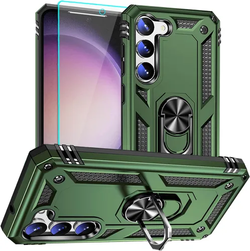 Miniatura 9 de Funda para Samsung Galaxy S9, Galaxy S9, [grado militar de 16 pies a prueba de caídas], anillo a prueba de golpes para Samsung Galaxy S9, verde