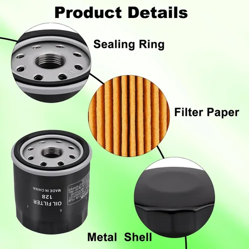 Miniatura 3 de 49065-0724 Filtro de aceite 49065-7010 Reemplazo para Kawasaki FJ180V FX850V FX801V FX751V FX921V FH721V FX1000V FH680V FH381V FH601V FH601D FH77