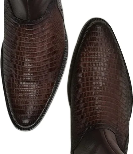 Miniatura 5 de Cuadra Botines de vestir con lagarto (827LTTS), Marrón
